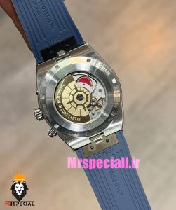 ساعت واشرون کنستانتین مردانه اتوماتیک صفحه ابی Vacheron Constantin Overseas Dual Time 021705