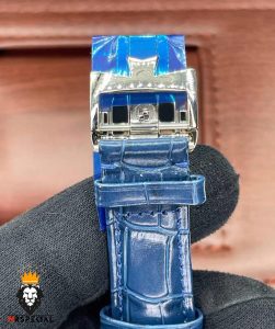 ساعت واشرون کنستانتین مدل دراگون مردانه اتوماتیک حکاکی بند چرم Vacheron Constantin dragon 01615