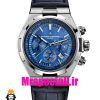 ساعت واشرون کنستانتین مردانه اتوماتیک بند چرم صفحه ابی Vacheron Constantin 01047