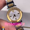 ساعت ورساچه زنانه کوارتز دورنگ طلایی صفحه سفید 020846 VERSACE