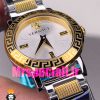 ساعت ورساچه زنانه کوارتز دورنگ طلایی صفحه سفید 020846 VERSACE