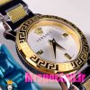 ساعت ورساچه زنانه کوارتز دورنگ طلایی صفحه سفید 020846 VERSACE