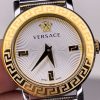 ساعت ورساچه زنانه کوارتز دورنگ طلایی صفحه سفید 020846 VERSACE