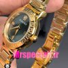 ساعت ورساچه زنانه کوارتز طلایی صفحه سبز 020841 VERSACE