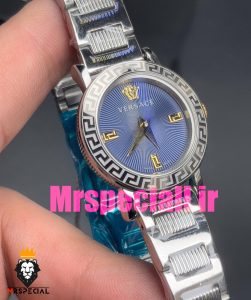 ساعت ورساچه زنانه کوارتز استیل صفحه ابی 020849 VERSACE