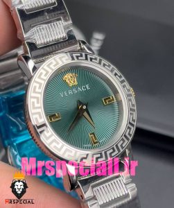 ساعت ورساچه زنانه کوارتز استیل صفحه سبز 020848 VERSACE 