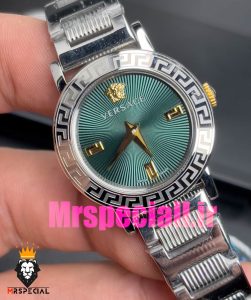 ساعت ورساچه زنانه کوارتز استیل صفحه سبز 020848 VERSACE 