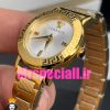 ساعت ورساچه زنانه کوارتز طلایی صفحه سفید 020842 VERSACE
