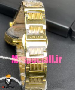 ساعت ورساچه زنانه کوارتز طلایی صفحه سبز 020841 VERSACE 