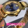 ساعت ورساچه زنانه کوارتز طلایی صفحه ابی 020843 VERSACE