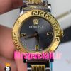 ساعت ورساچه زنانه کوارتز دورنگ طلایی صفحه طوسی 020847 VERSACE