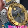 ساعت ورساچه زنانه کوارتز دورنگ طلایی صفحه طوسی 020847 VERSACE