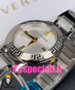 ساعت ورساچه زنانه کوارتز استیل صفحه سفید 020849 VERSACE