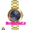 ساعت ورساچه زنانه کوارتز طلایی صفحه ابی 020843 VERSACE