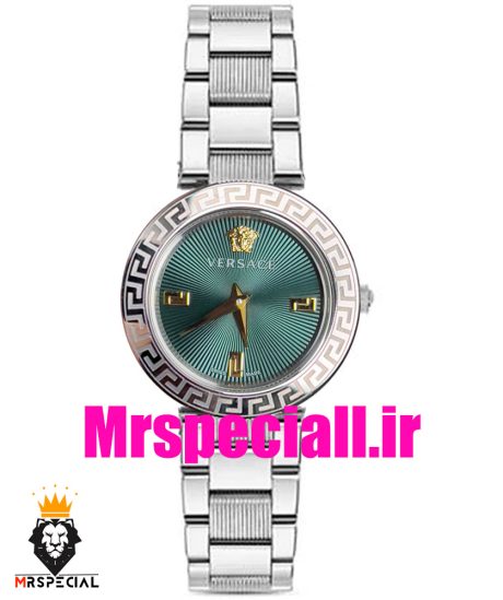 ساعت ورساچه زنانه کوارتز استیل صفحه سبز 020848 VERSACE