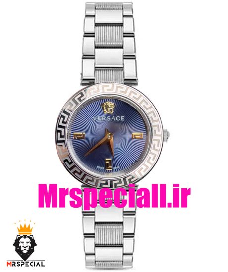 ساعت ورساچه زنانه کوارتز استیل صفحه ابی 020849 VERSACE