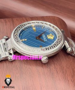 ساعت ورساچه زنانه کوارتز استیل صفحه ابی 021037 VERSACE 