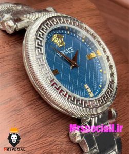 ساعت ورساچه زنانه کوارتز استیل صفحه ابی 021037 VERSACE 