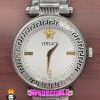 ساعت ورساچه زنانه کوارتز استیل صفحه سفید 021036 VERSACE