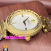 ساعت ورساچه زنانه کوارتز طلایی صفحه سفید 021038 VERSACE