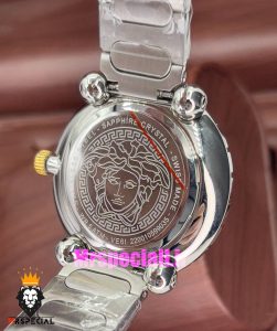 ساعت ورساچه زنانه کوارتز استیل صفحه ابی 021034 VERSACE 
