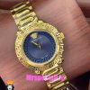 ساعت ورساچه زنانه کوارتز طلایی صفحه ابی 021033 VERSACE