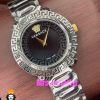 ساعت ورساچه زنانه کوارتز استیل صفحه مشکی 021035 VERSACE