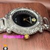 ساعت ورساچه زنانه کوارتز استیل صفحه مشکی 021035 VERSACE