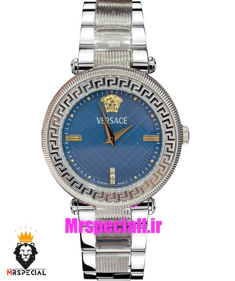 ساعت ورساچه زنانه کوارتز استیل صفحه ابی 021037 VERSACE
