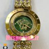 ساعت ورساچه زنانه کوارتز طلایی صفحه سبز قاب متحرک 020886 VERSACE