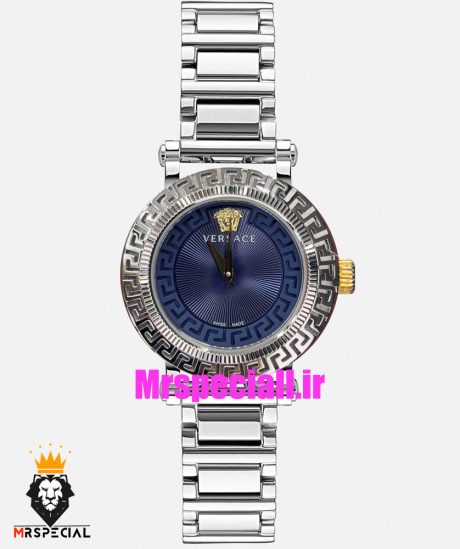 ساعت ورساچه زنانه کوارتز استیل صفحه ابی 021034 VERSACE