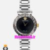 ساعت ورساچه زنانه کوارتز استیل صفحه مشکی 021035 VERSACE