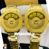 ساعت ست مردانه و زنانه ورساچه کنتوری 020500 VERSACE Meter Gold