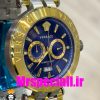 ساعت مچی مردانه ورساچه کرنوگراف دورنگ طلایی صفحه ابیVERSACE 020647