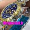 ساعت مچی مردانه ورساچه کرنوگراف دورنگ طلایی صفحه ابیVERSACE 020647